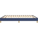  Okvir za krevet s oprugom plavi 160x200 cm od tkanine | shoptok.hr