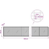  Gabion s žicom debljine 3,5 mm i mrežom 5x2,5 cm 650x20x50 cm | shoptok.hr