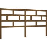  Uzglavlje za krevet boja meda 206 x 4 x 100 cm masivna borovina | shoptok.hr