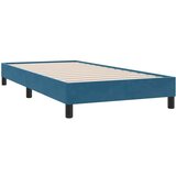 Box spring postelja z vzmetnico temno modra 80x210 cm žamet, (21792809) | Shoptok.si