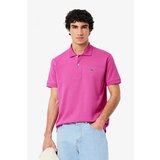 Lacoste Majice & Polo majice L1212 SHORT SLEEVED RIBBED COLLAR S Rožnata | Shoptok.si