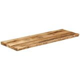 Stolna ploča sa živi rub 120x40x2,5cm masivno grubo drvo manga | shoptok.hr