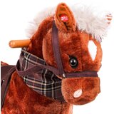  Otroški konjiček za ljuljanje z zvočnimi učinki - bronast/rjav | Shoptok.si