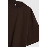 Marisse Plain Oversize Brown Blouse | ePonuda.com
