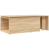  Klubska mizica sonoma hrast 150x50x35 cm iverna plošča, (20625423) | Shoptok.si