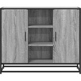  Komoda Siva Sonoma 92x35x76 cm Konstruirano drvo | shoptok.hr