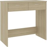 vidaXL Pisalna miza sonoma hrast 80x40x75 cm iverna plošča | Shoptok.si