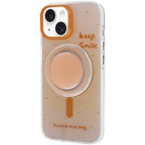  futrola keep smile magsafe za iphone 15 (6.1) narandzasta Cene