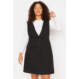 Trendyol Curve Plus Size Dress - Black - Gel Cijene