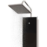 PANEL za tuširanje od stakla 18 x 45,5 x 130 cm crni | shoptok.hr