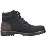 Rieker Gležnarji z vezalkami barva blata / črna | Shoptok.si