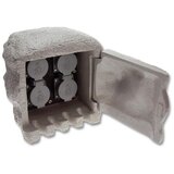  Ecolite XSTA-224G - Spoljni stub sa 4 utičnice IP44 | Eponuda.com