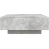  Stolić za kavu s LED svjetlima sivi boja betona 80x80x31 cm | Eponuda.com
