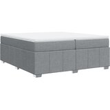  Krevet s oprugama i madracem svjetlosivi 200 x 200cm od tkanine | shoptok.hr