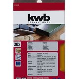 KWB Brusni papir za brusilicu 30/1 93x230 mm G40-180 | shoptok.hr