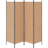 4-panelni pregradni zid Bež 200 x 180 cm Tkanina | Eponuda.ba