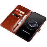INORCO Idewei za Asus Rog Phone 7 5g ovitek za telefon s stojalom Crazy Horse Texture Pu usnje+tpu denarnica, (22034467) | Shoptok.si