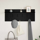  Vješalica za kapute na zidu Zidne Crni hrast 100 x 40 x 12 cm | shoptok.hr