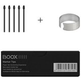Boox 5 konic za pisala združljiva s Pen Plus / Pen2 Pro, črne + pripomoček za namestitev | Shoptok.si