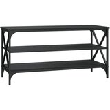 Maison Chic TV omarica - TV enota - Televizijska omarica črna 100x40x50 cm inženirski les, (21700969) Cene