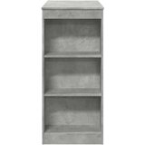 vidaXL Barski stol s držačima boja betona 95x47x103,5 cm drveni | shoptok.hr
