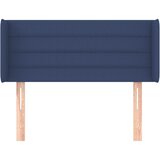  Uzglavlje s ušima plavo 103x16x78/88 cm od tkanine | shoptok.hr
