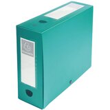 Exacompta arhivska škatla s tipko, PP, 100 mm, zelena, (22135680) | Shoptok.si
