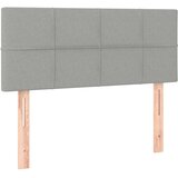  s oprugama i madracem svjetlosivi 100x200 cm od tkanine | shoptok.hr