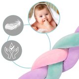 Ricokids omot za krevetić 3m - mint-roza-ljubičasta | shoptok.hr