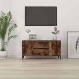 vidaXL TV omarica dimljeni hrast 102x44,5x50 cm inženirski les Cene