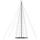 vidaXL Osvetljena novoletna jelka stožec 1534 LED barvita 503 cm | Shoptok.si