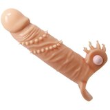 Pretty Love Connor Penis Sleeve Vibrator with Clitoral Stimulator Nude Cijene