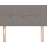  Naslon za glavu s gumbastim prešanjem taupe 100 cm tkanina | shoptok.hr