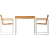  Set za blagovanje od 3 dijela od čvrstog bagremovog drveta | shoptok.hr