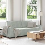  Trosjed Sofa Svijetlosiva 220x78x84 cm Baršun | shoptok.hr
