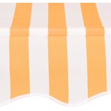 Tenda na ručno uvlačenje 150 cm narančasto-bijela prugasta | Eponuda.com