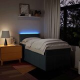 vidaXL Krevet s oprugama i madracem plavi 80x200 cm od tkanine | shoptok.hr