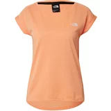 The North Face Tehnička sportska majica 'Tanken' svijetlosiva / narančasta