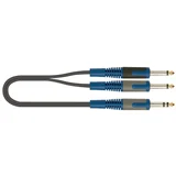  Q-LOK RKSA100-5 kabel 6,3mm st. - 2x6,3mm mon. 5m