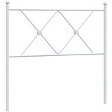Maison Chic kovinsko posteljno vzglavje - vzglavna omarica - nočna omarica belo 90 cm, (21704737) Cene