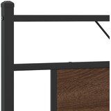  Metalni okvir kreveta bez madraca smeđa boja hrasta 160x200 cm | shoptok.hr