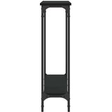  Konzolni stol crni 100 x 22 5 x 75 cm od konstruiranog drva | shoptok.hr