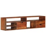 vidaXL TV omarica 140x30x35 cm trden akacijev les | Shoptok.si
