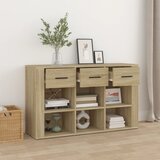  Komoda boja hrasta sonome 100 x 30 x 59,5 cm konstruirano drvo | shoptok.hr