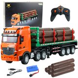Kamion za prijevoz trupaca na daljinsko upravljanje Timber TransporterHuina 1:18 - zeleno/narančasti Cijene