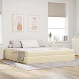  s madracem i skladištem Krema 200 x 200 cm Poliester | shoptok.hr