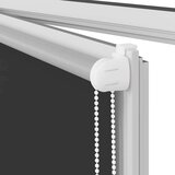 vidaXL rolo zatemnjena črna 115x130cm tkanina širina 110,7cm poliester | Shoptok.si