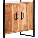 Police za knjige s 4 razine 80x30x180 cm masivno bagremovo drvo | shoptok.hr