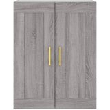  Visoka komoda siva sonome 69,5x34x180 cm od konstruiranog drva Slike
