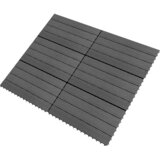  Pločice za decking 6 pcs Sivi 60 x 30 cm Drvoplastična smjesa | Eponuda.com